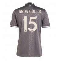 Real Madrid Arda Guler #15 Tretí futbalový dres 2024-25 Krátky Rukáv